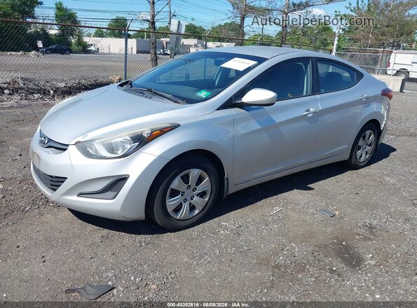 5NPDH4AE6GH797704 2016 HYUNDAI ELANTRA Серебряный 