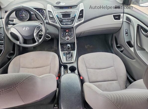 5NPDH4AE7GH665535 2016 HYUNDAI ELANTRA White Առջևի վահանակի տեսք