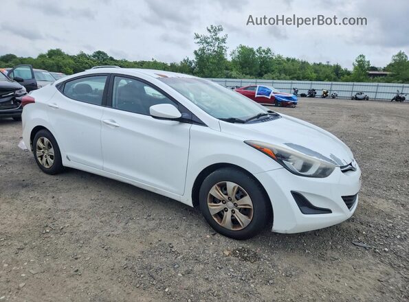 5NPDH4AE7GH665535 2016 HYUNDAI ELANTRA White Առջևի աջ