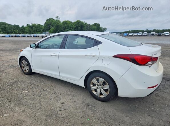 5NPDH4AE7GH665535 2016 HYUNDAI ELANTRA White Հետևի ձախ