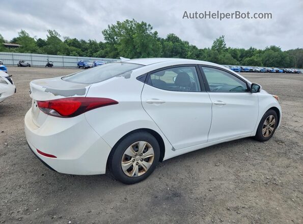 5NPDH4AE7GH665535 2016 HYUNDAI ELANTRA White Հետևի աջ