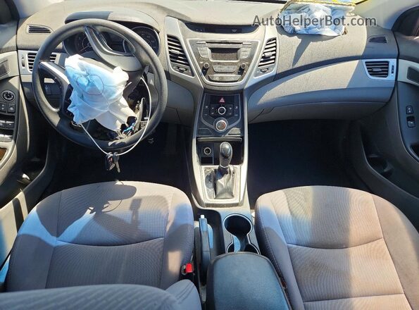 5NPDH4AE7GH673232 2016 HYUNDAI ELANTRA Red Առջևի վահանակի տեսք