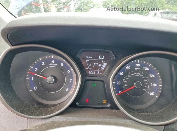 5NPDH4AE7GH681802 2016 HYUNDAI ELANTRA Blue Vista del cuadro de instrumentos