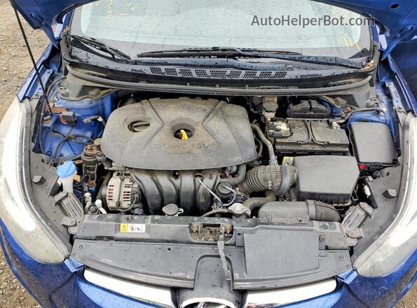 5NPDH4AE7GH681802 2016 HYUNDAI ELANTRA Blue Vista interior trasera