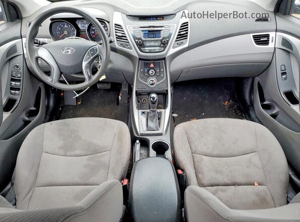 5NPDH4AE7GH681802 2016 HYUNDAI ELANTRA Blue Vista del salpicadero