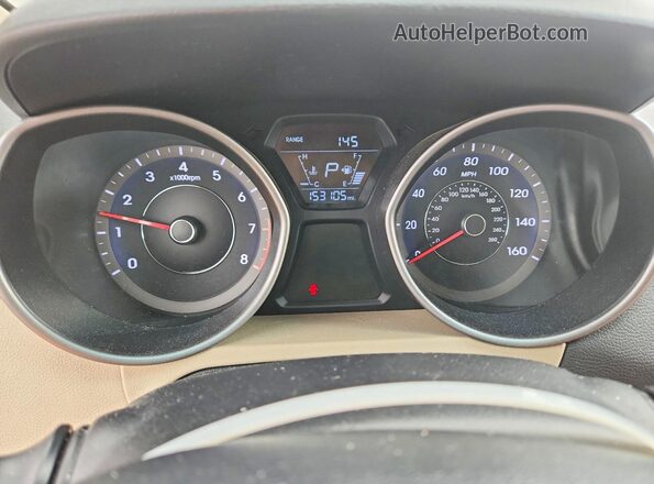 5NPDH4AE7GH686319 2016 HYUNDAI ELANTRA Tan Սարքավորումների վահանակի տեսք
