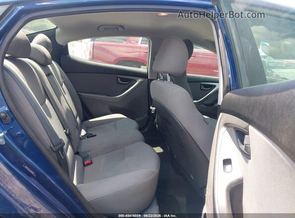 5NPDH4AE7GH688927 2016 HYUNDAI ELANTRA Blue Vista de la etiqueta del VIN