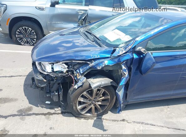 5NPDH4AE7GH688927 2016 HYUNDAI ELANTRA Blue Vista frontal