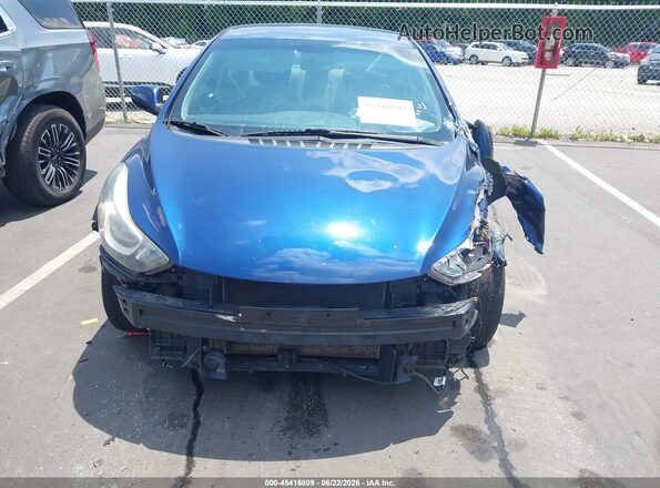 5NPDH4AE7GH688927 2016 HYUNDAI ELANTRA Blue Vista del cuadro de instrumentos