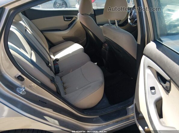 5NPDH4AE7GH698342 2016 HYUNDAI ELANTRA Champagne VIN კოდის სტიკერის ხედი
