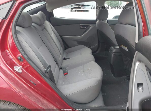 5NPDH4AE7GH700770 2016 HYUNDAI ELANTRA Red VIN կոդի պիտակի տեսք