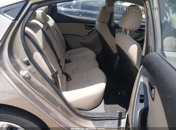 5NPDH4AE7GH701627 2016 HYUNDAI ELANTRA Gold VIN կոդի պիտակի տեսք