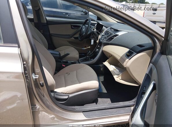 5NPDH4AE7GH701627 2016 HYUNDAI ELANTRA Gold Սալոնի դիմացի տեսք