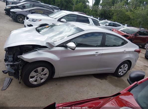 5NPDH4AE7GH705404 2016 HYUNDAI ELANTRA Silver 