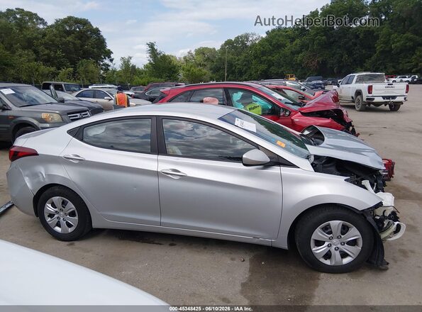 5NPDH4AE7GH705404 2016 HYUNDAI ELANTRA Silver სალონის 360-გრადუსიანი ხედი