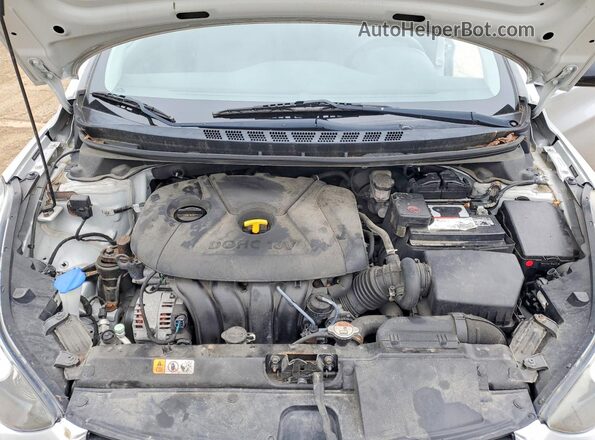 5NPDH4AE7GH718878 2016 HYUNDAI ELANTRA Silver Вид задньої частини салону
