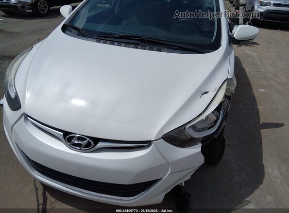 5NPDH4AE7GH740914 2016 HYUNDAI ELANTRA White Vista frontal