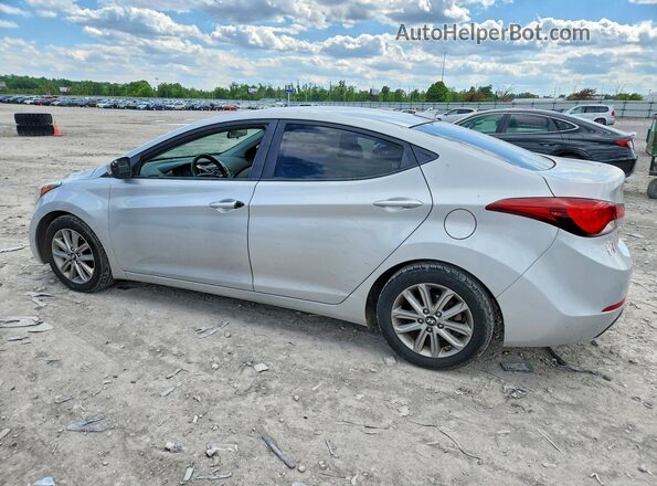 5NPDH4AE7GH771211 2016 HYUNDAI ELANTRA Серебряный Задняя левая четверть