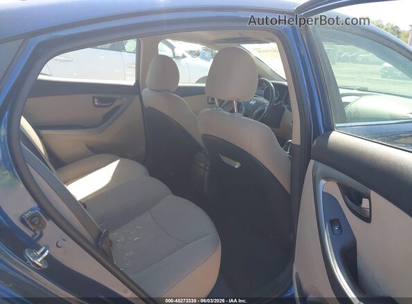 5NPDH4AE7GH775775 2016 HYUNDAI ELANTRA Blue VIN sticker view