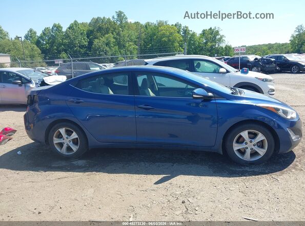 5NPDH4AE7GH775775 2016 HYUNDAI ELANTRA Blue 360 interior view
