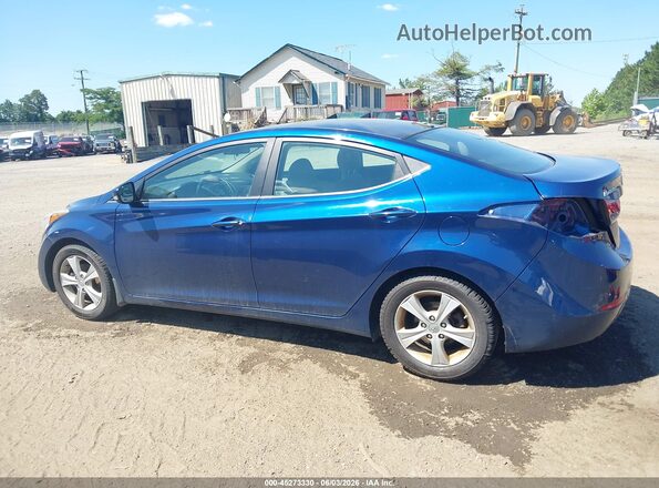 5NPDH4AE7GH775775 2016 HYUNDAI ELANTRA Blue 