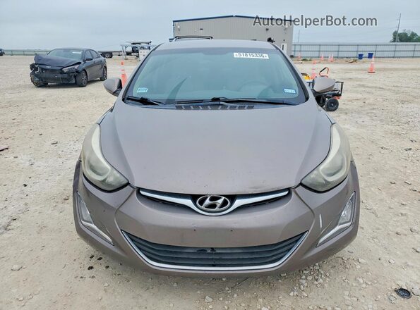 5NPDH4AE7GH786422 2016 HYUNDAI ELANTRA Gray Widok z przodu