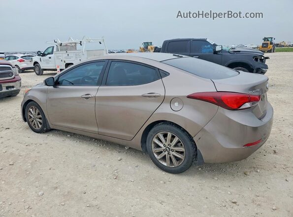 5NPDH4AE7GH786422 2016 HYUNDAI ELANTRA Gray Tył lewy