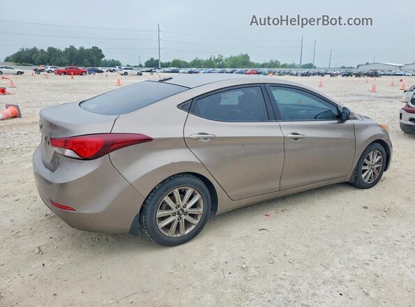 5NPDH4AE7GH786422 2016 HYUNDAI ELANTRA Gray Tył prawy