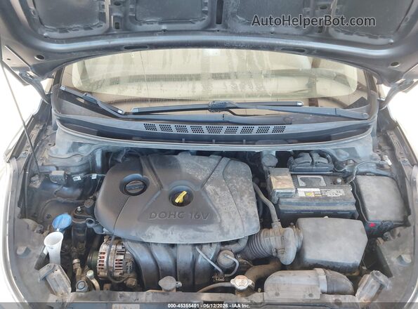 5NPDH4AE8GH659078 2016 HYUNDAI ELANTRA Черный Вид сзади