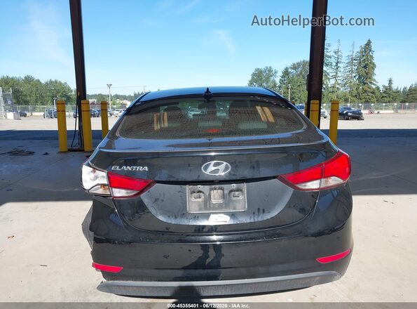 5NPDH4AE8GH659078 2016 HYUNDAI ELANTRA Черный 