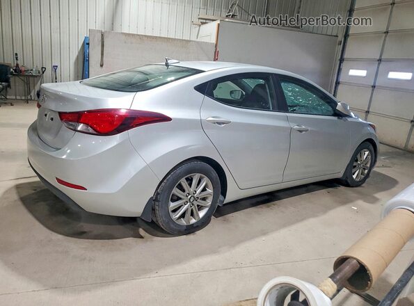5NPDH4AE8GH683817 2016 HYUNDAI ELANTRA Silver Հետևի աջ
