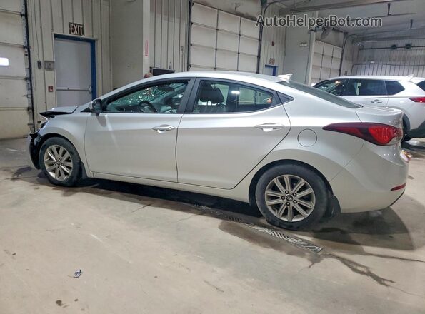 5NPDH4AE8GH683817 2016 HYUNDAI ELANTRA Silver Հետևի ձախ