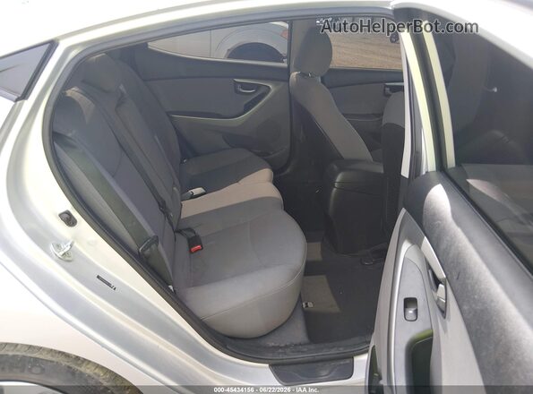 5NPDH4AE8GH709350 2016 HYUNDAI ELANTRA Silver VIN sticker view