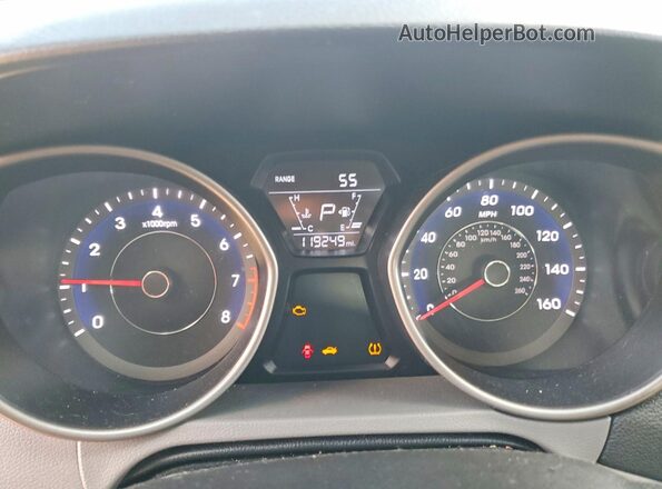 5NPDH4AE8GH722146 2016 HYUNDAI ELANTRA Blue 