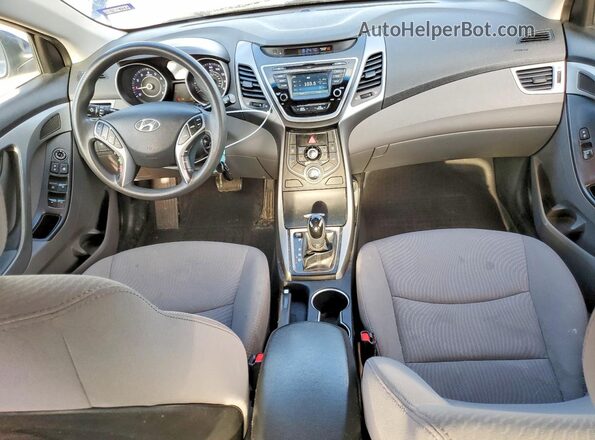 5NPDH4AE8GH722146 2016 HYUNDAI ELANTRA Blue 