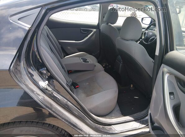 5NPDH4AE8GH725029 2016 HYUNDAI ELANTRA Black Vista de la etiqueta del VIN