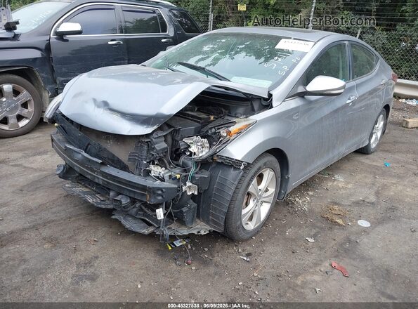 5NPDH4AE8GH732370 2016 HYUNDAI ELANTRA Silver Передня ліва чверть