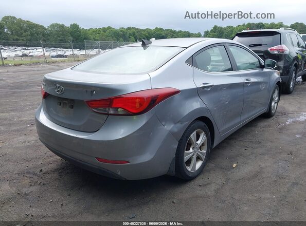 5NPDH4AE8GH732370 2016 HYUNDAI ELANTRA Silver Задня права чверть