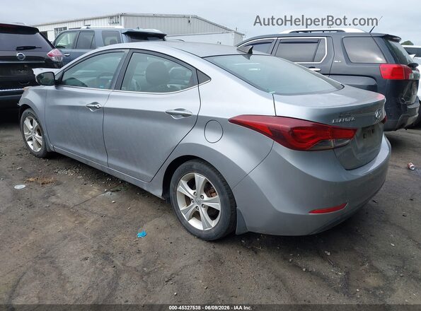 5NPDH4AE8GH732370 2016 HYUNDAI ELANTRA Silver Задня ліва чверть
