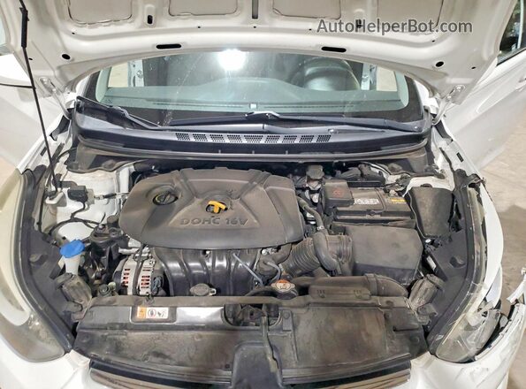5NPDH4AE8GH733745 2016 HYUNDAI ELANTRA White Սալոնի հետևի տեսք