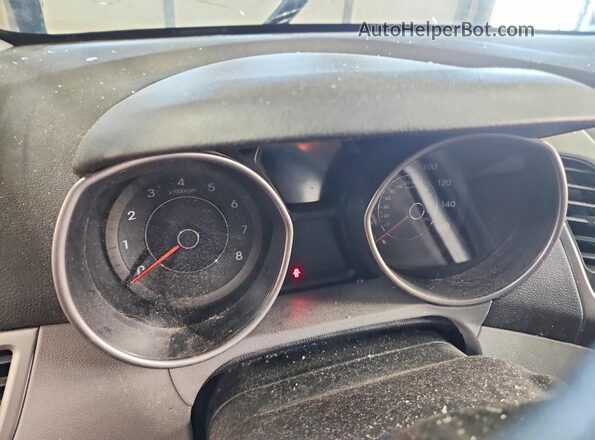 5NPDH4AE8GH747306 2016 HYUNDAI ELANTRA Белый Вид щитка приборов