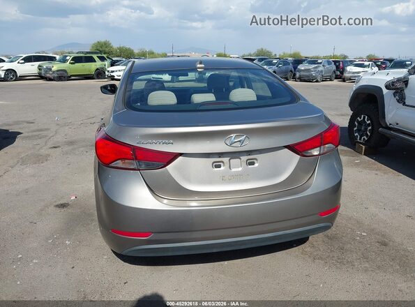 5NPDH4AE8GH750531 2016 HYUNDAI ELANTRA Gold 