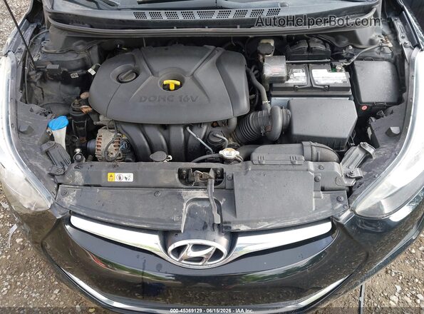 5NPDH4AE8GH793279 2016 HYUNDAI ELANTRA Черный Вид сзади