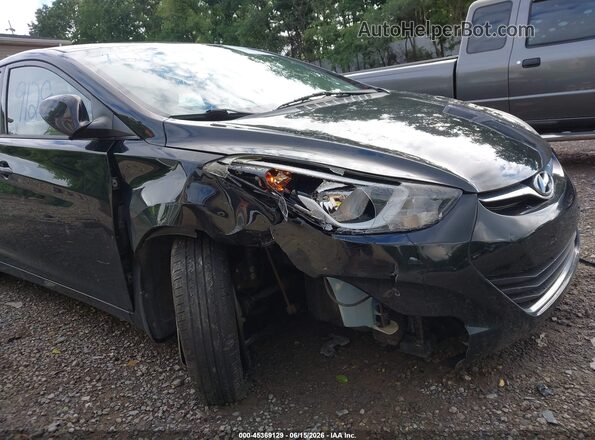 5NPDH4AE8GH793279 2016 HYUNDAI ELANTRA Черный Вид спереди