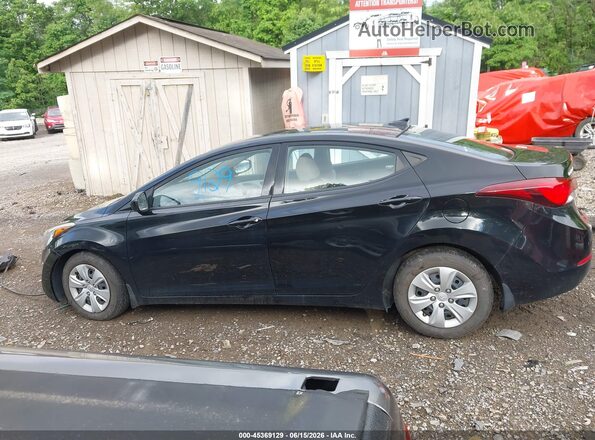 5NPDH4AE8GH793279 2016 HYUNDAI ELANTRA Черный 