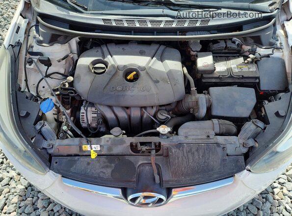 5NPDH4AE9GH728439 2016 HYUNDAI ELANTRA White 