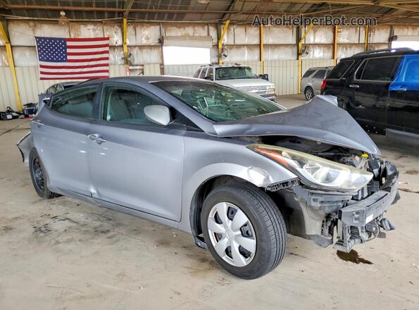 5NPDH4AE9GH756290 2016 HYUNDAI ELANTRA Silver წინა მარჯვენა