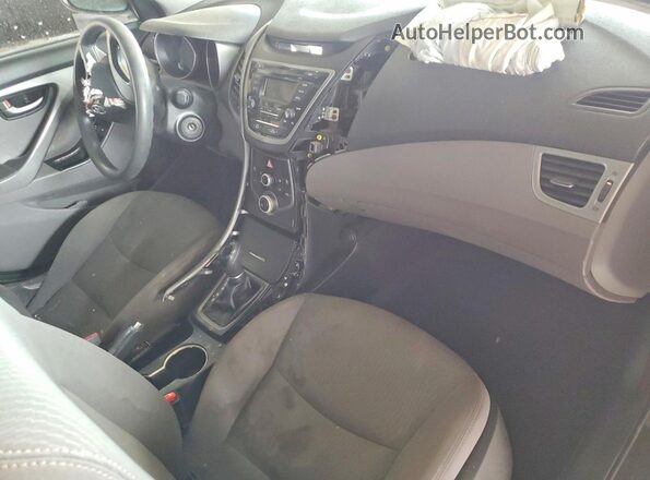 5NPDH4AE9GH756290 2016 HYUNDAI ELANTRA Silver წინა პანელის ხედი