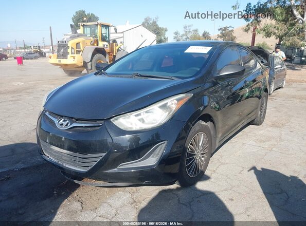 5NPDH4AE9GH764034 2016 HYUNDAI ELANTRA Black 