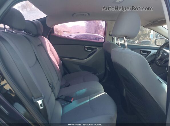 5NPDH4AE9GH764034 2016 HYUNDAI ELANTRA Black 